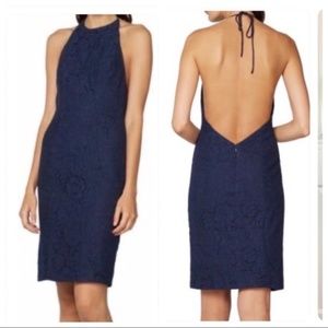 NWT Fame And Partners Navy Lace Dress